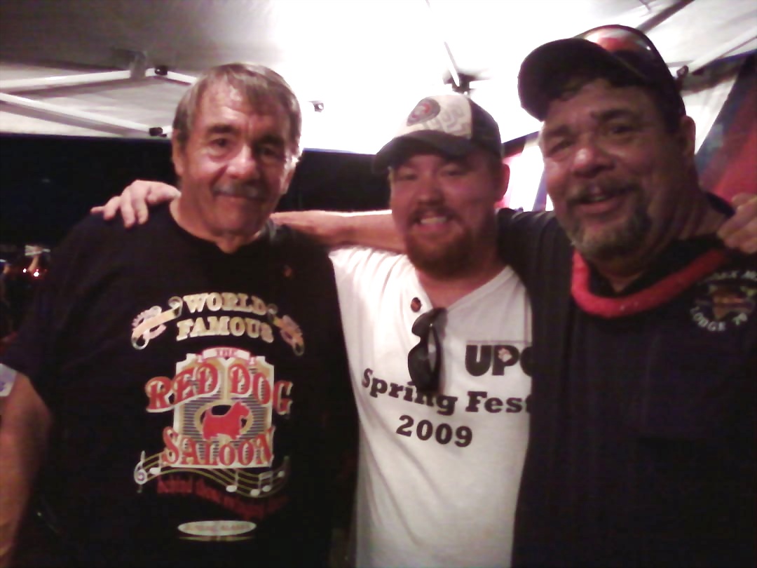 Shep with his father and grandfather